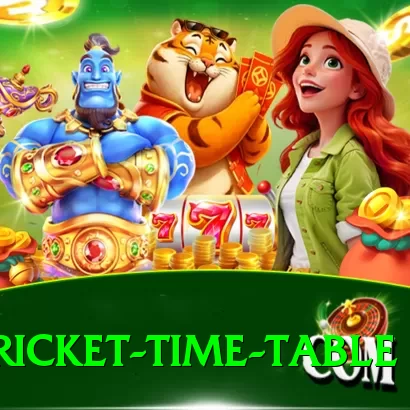 cricket time table Deluxe 2024 - 2